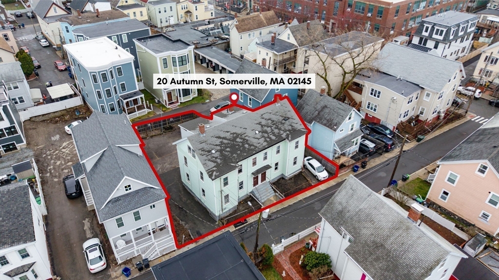 20 Autumn Street Somerville, MA 02145 - Photo 26 of 34 an aerial view of a couch and an outdoor space