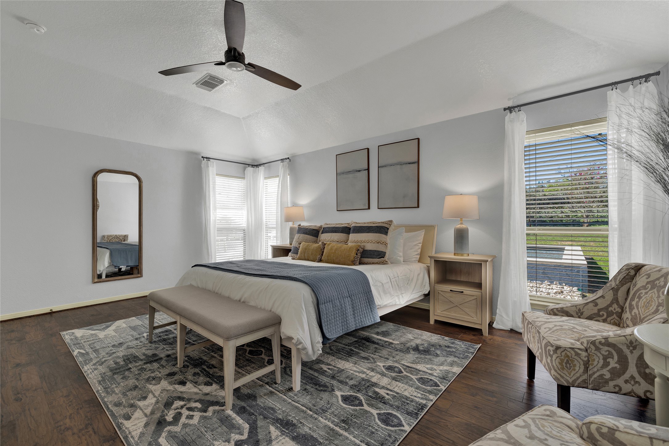 157 Kurt Kramer Road Fredericksburg, TX 78624 - Photo 11 of 38 Retreat to the primary suite, a spa-inspired sanctuary.