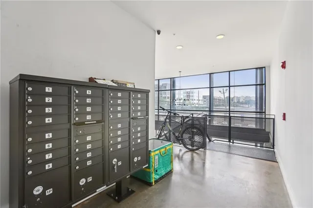 a view of an front door