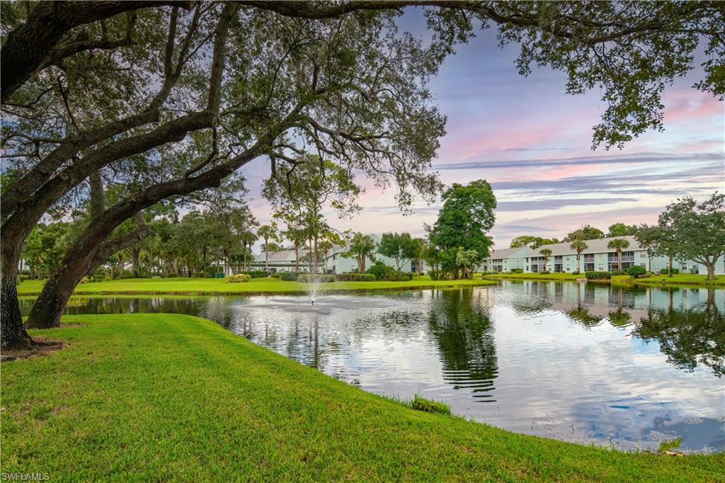 149 Wading Bird Circle, Unit I205 Naples, FL 34110 - Photo 25 of 27 a view of a lake with a big yard
