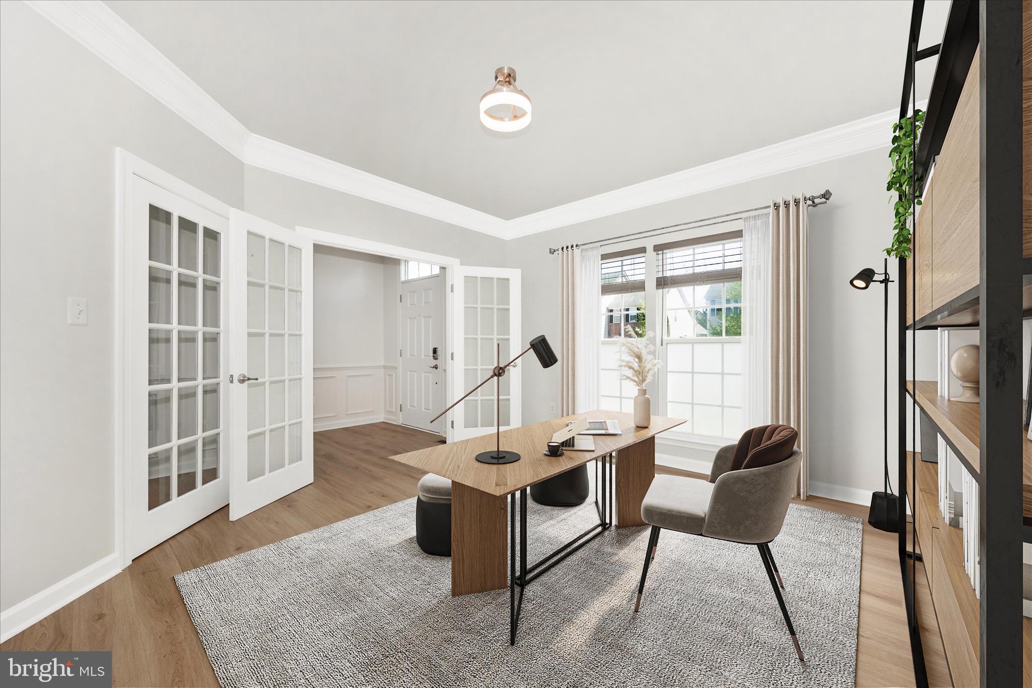 9145 Bealls Farm Road Frederick, MD 21704 - Photo 5 of 88 a living room with furniture a flat screen tv and a window