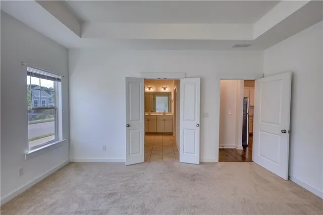 a view of empty room