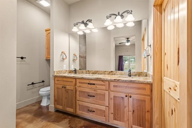 a close view of sink and a refrigerator