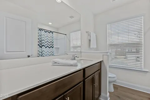 a close view of a bathtub in bathroom