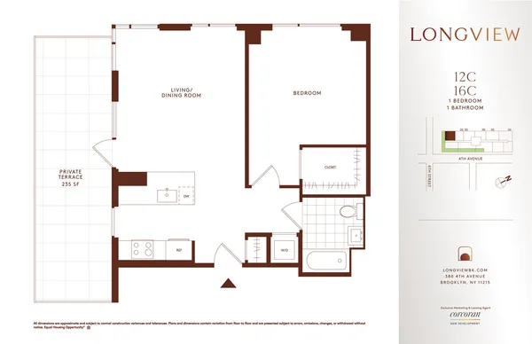 $5,670 | 380 4th Avenue, Unit 12C | Gowanus