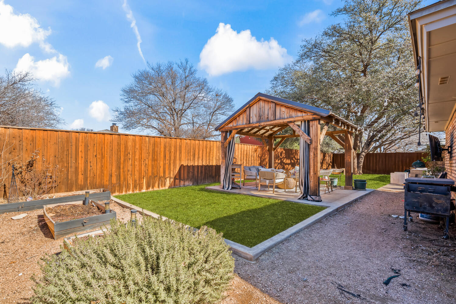 3114 76th Street Lubbock, TX 79423 - Photo 69 of 77 a view of a house with backyard and sitting area