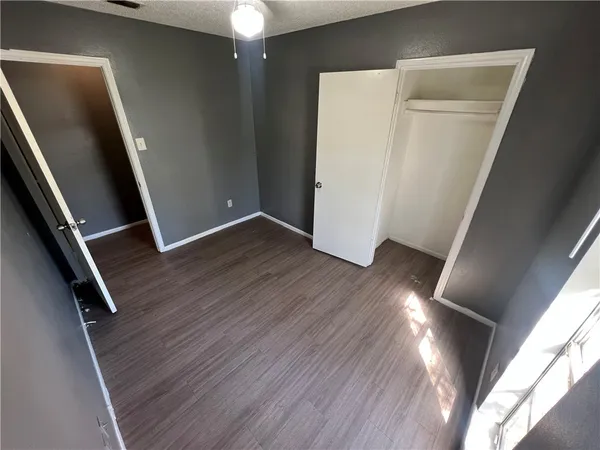 wooden floor in an empty room with wooden floor
