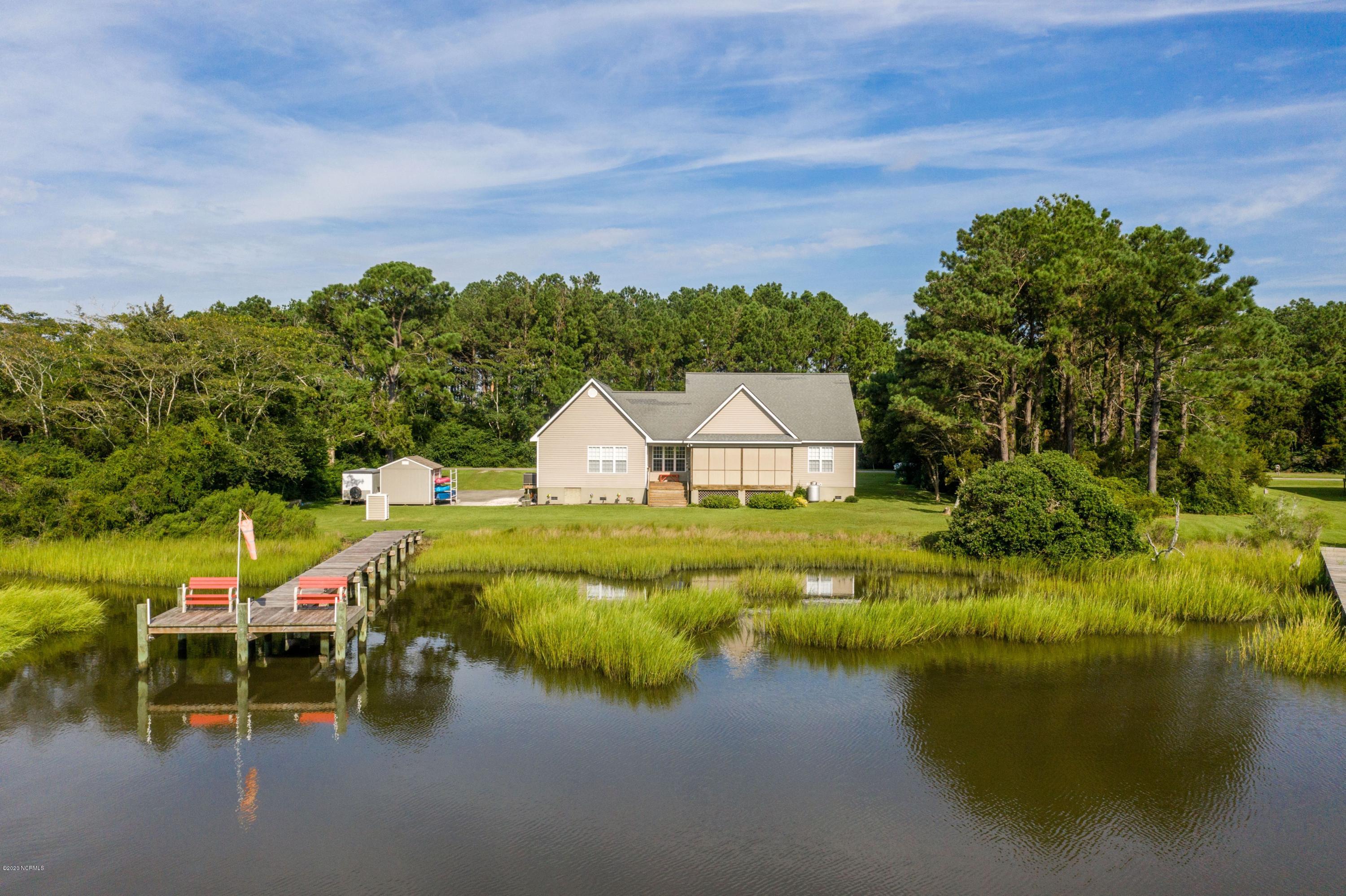 135 Heron Point Road Beaufort, NC 28516 - Photo 51 of 60 View from Ware Creek