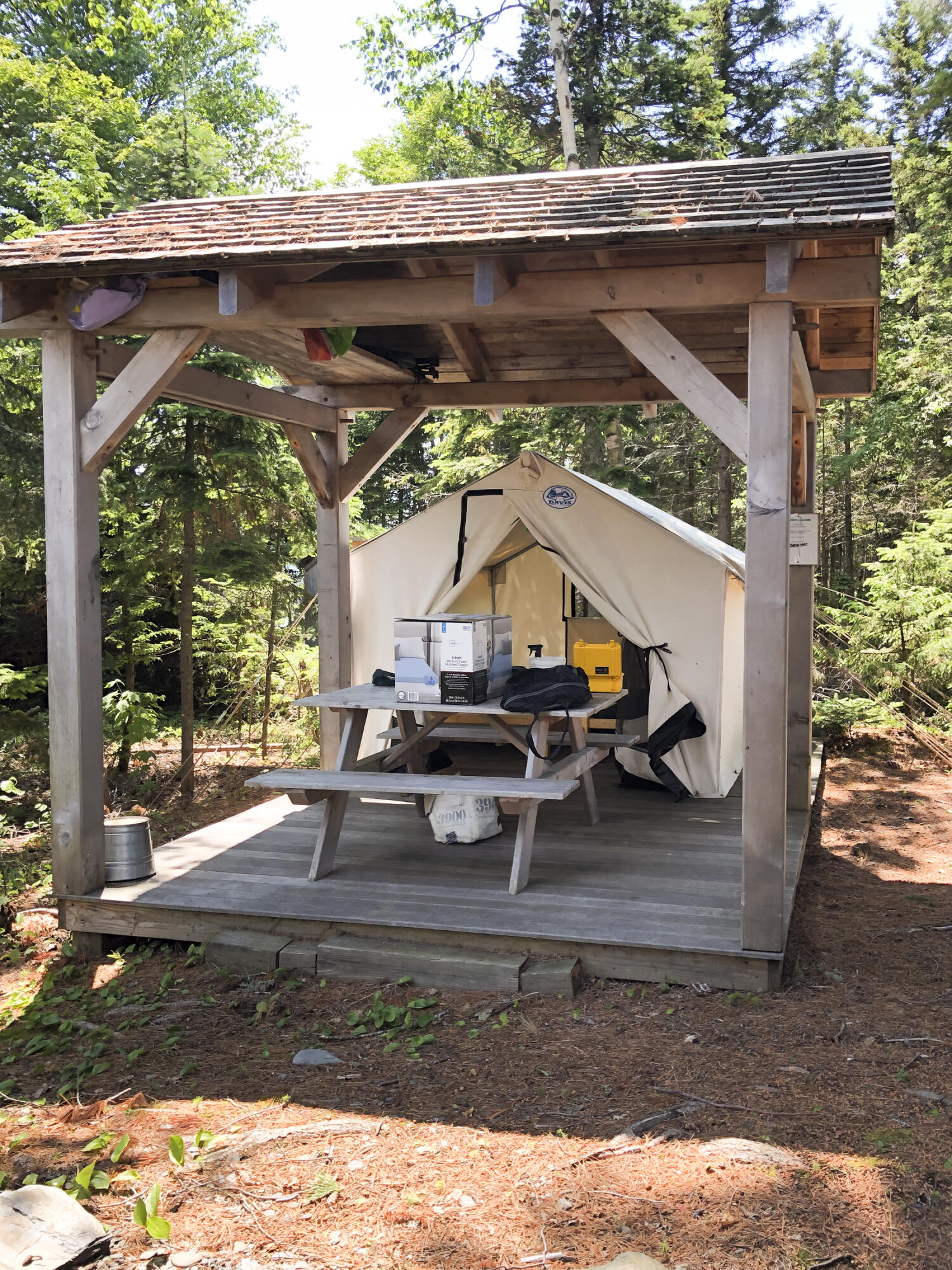38 Longhouse Road Rockwood, ME 04478 - Photo 33 of 55 TentPlatform2 (1)