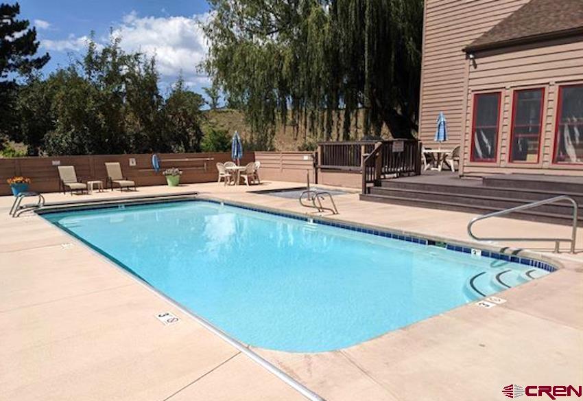 6 Ferringway Circle, Unit 47 Durango, CO 81301 - Photo 20 of 20 a view of a swimming pool with a patio