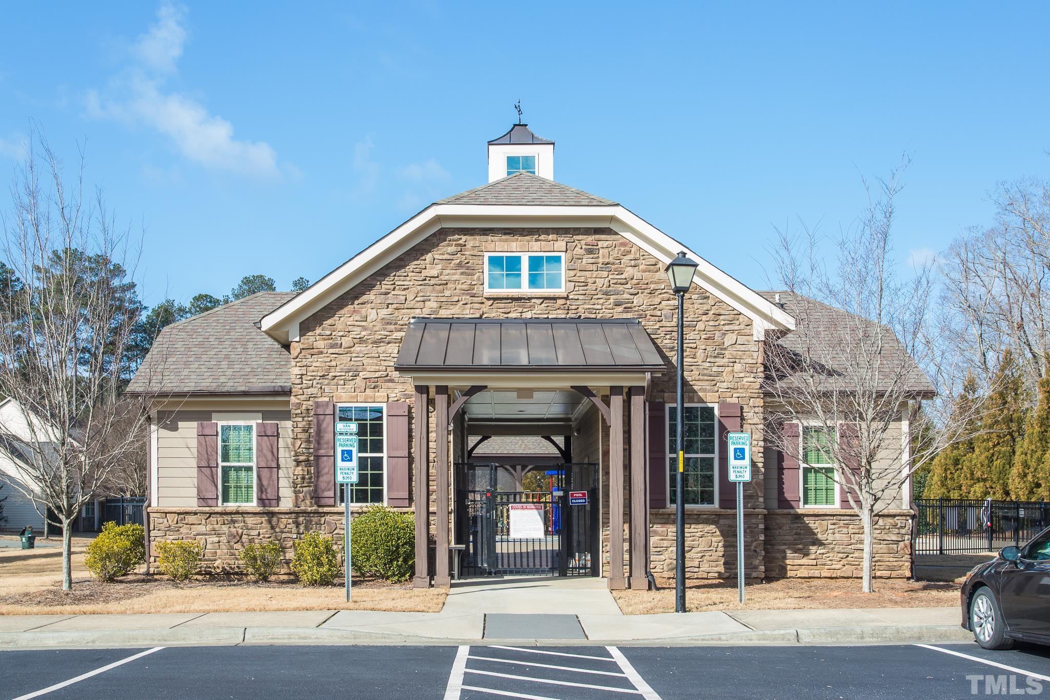 826 Wickham Ridge Road Apex, NC 27539 - Photo 44 of 47 a front view of a building