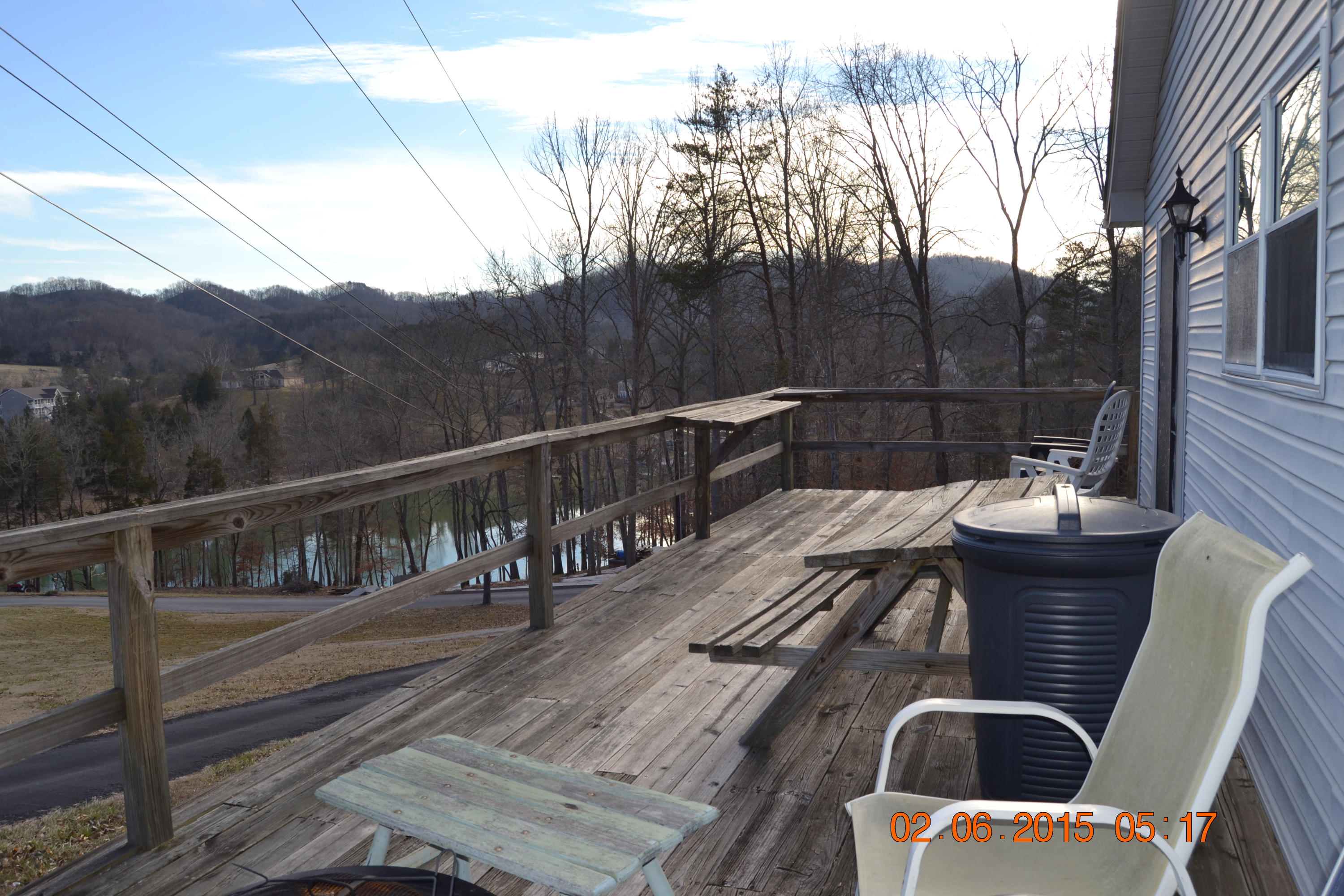 160 Swan Seymour Road Maynardville, TN 37807 - Photo 4 of 17 Deck with lake view