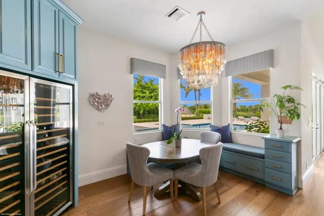 a bathroom with a shower curtain and a sink