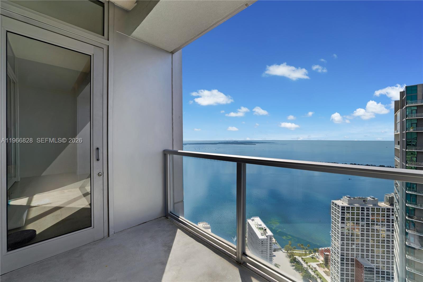 1425 Brickell Avenue, Unit 57A Miami, FL 33131 - Photo 27 of 35 a view of balcony with furniture