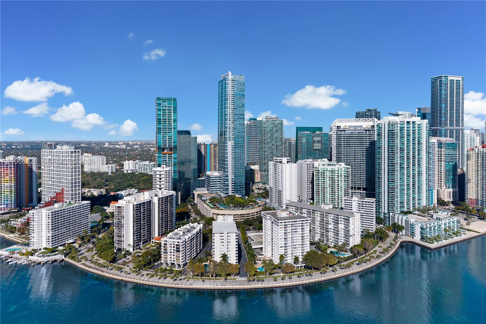 1425 Brickell Avenue, Unit 57A Miami, FL 33131 - Photo 34 of 35 a view of a city with tall buildings