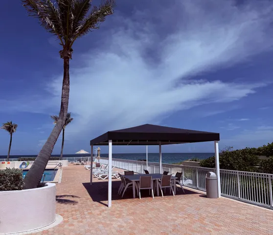 a view of a ocean from a balcony