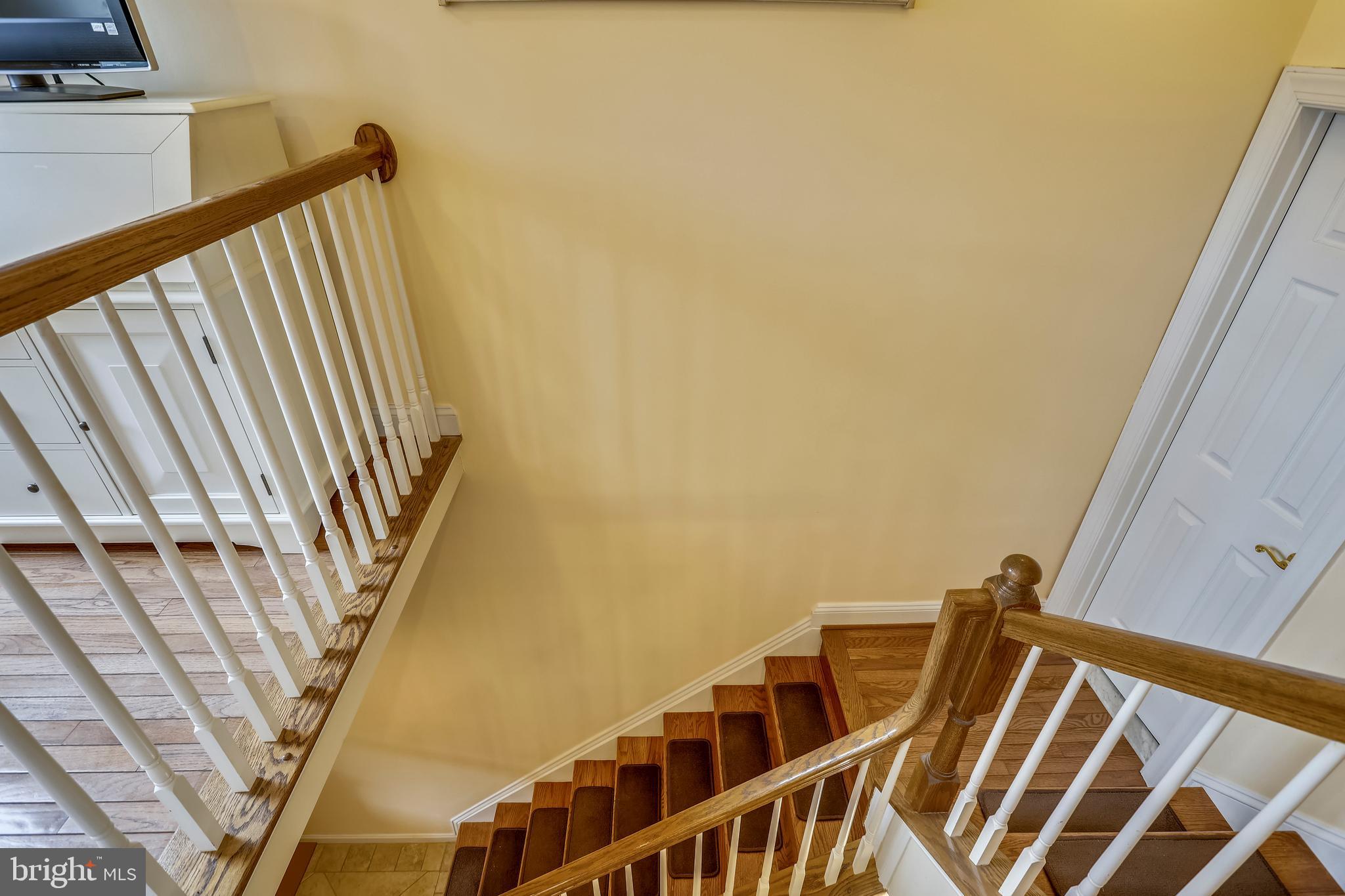 362 Hart Road Gaithersburg, MD 20878 - Photo 22 of 58 View from Main Level to Lower Level Wooden Stairs