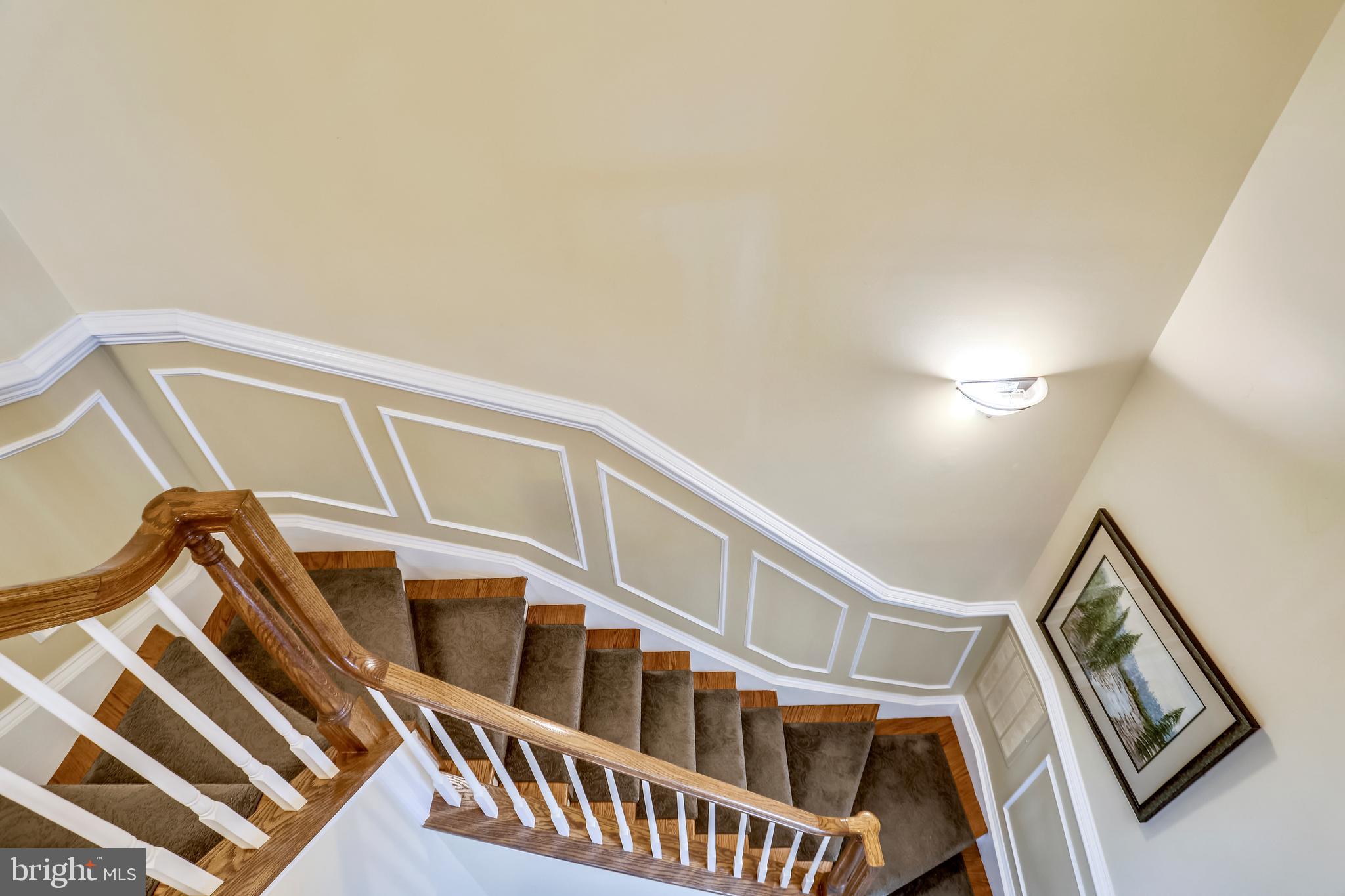 362 Hart Road Gaithersburg, MD 20878 - Photo 28 of 58 View from Upper Level to Main Level-Wood Stairs