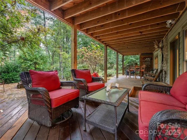 a patio with patio lots of furniture and outdoor seating