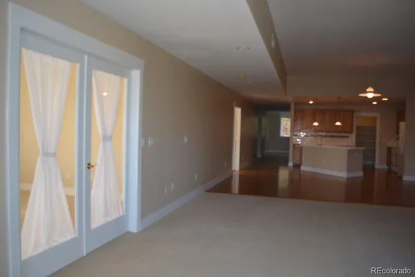 a view of empty room