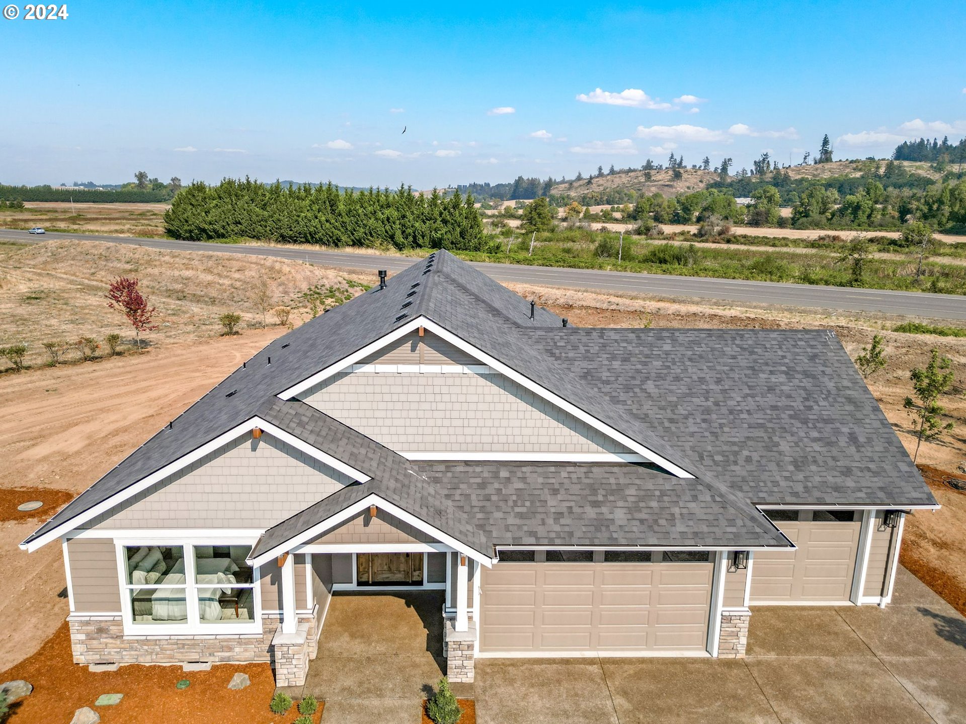 4 Northwest Earliblue-wnew Build Drive Corvallis, OR 97330 - Photo 1 of 34 an aerial view of a house