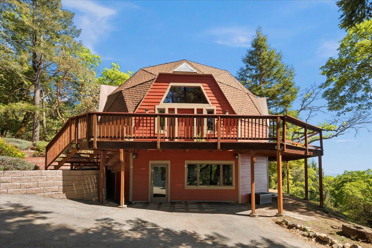 18668 Favre Ridge Road Los Gatos, CA 95033 - Photo 3 of 65 a front view of a house