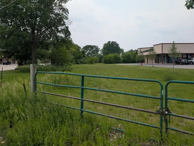 a view of lake with green space