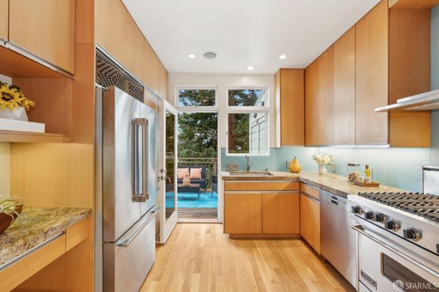 a view of a city with tall buildings