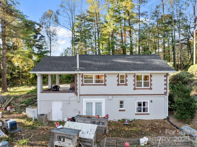a room with furniture and a window
