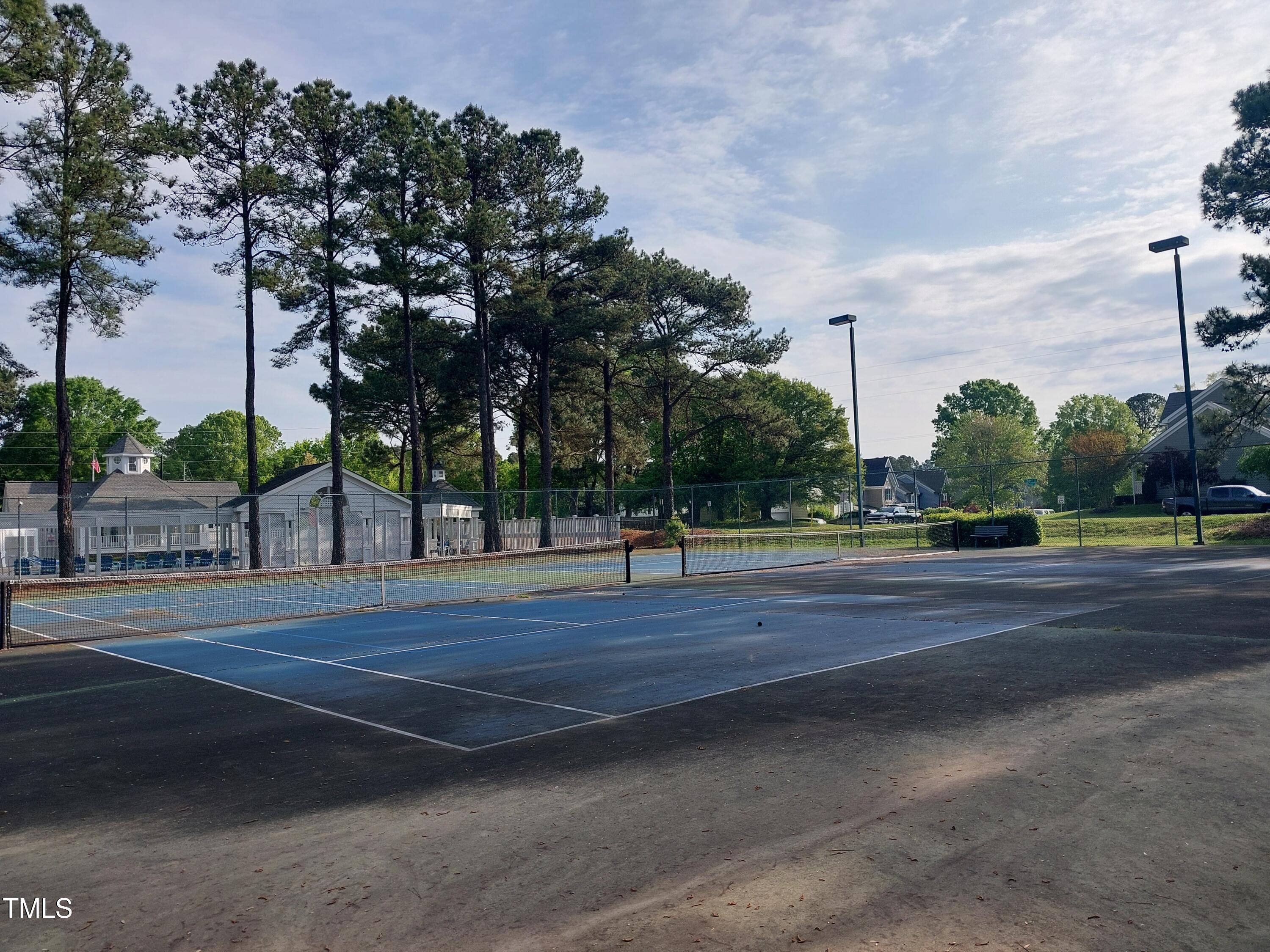 709 Thistlegate Trail Raleigh, NC 27610 - Photo 10 of 40 a view of street along with trees
