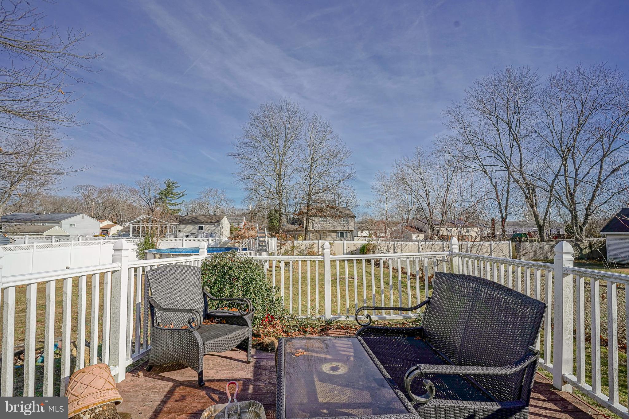 1638 Red Oak Road Williamstown, NJ 08094 - Photo 19 of 23 a view of a chair in wooden deck
