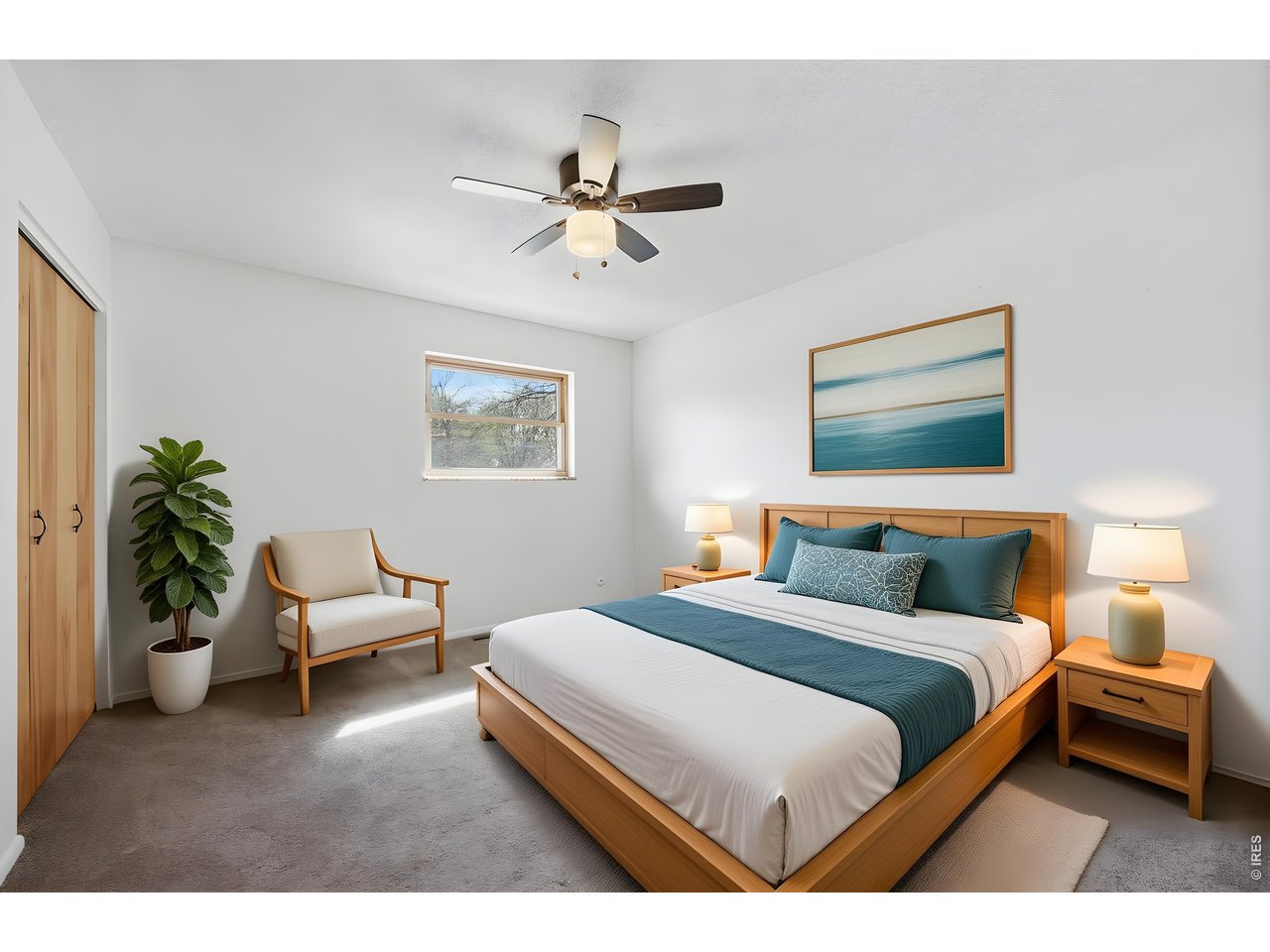 3355 16th Street Boulder, CO 80304 - Photo 12 of 23 a bedroom with a bed and a couch