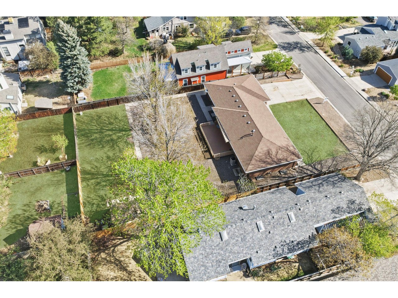 3355 16th Street Boulder, CO 80304 - Photo 22 of 23 an aerial view of a house with a yard