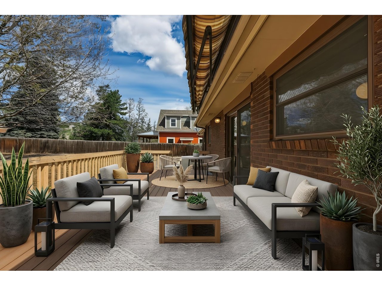 3355 16th Street Boulder, CO 80304 - Photo 4 of 23 a outdoor living space with furniture and city view