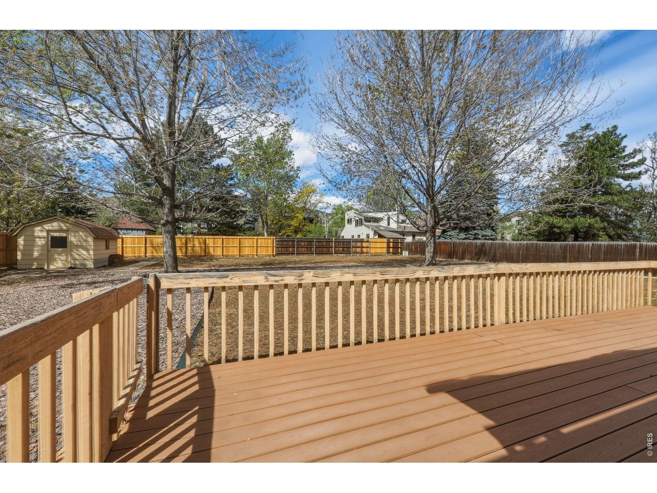 3355 16th Street Boulder, CO 80304 - Photo 5 of 23 a view of deck with wooden floor and fence