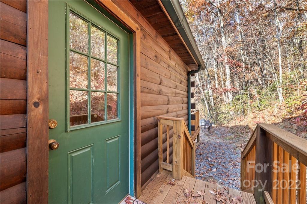85 Cloud Ten Road Bryson City, NC 28713 - Photo 5 of 26 a view of a door and an outdoor space