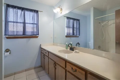 a view of a yard in front of house