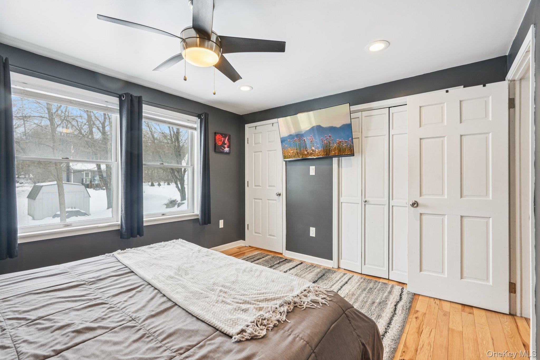 184 Quaker Street Wallkill, NY 12589 - Photo 17 of 35 a bedroom with a large bed and a window