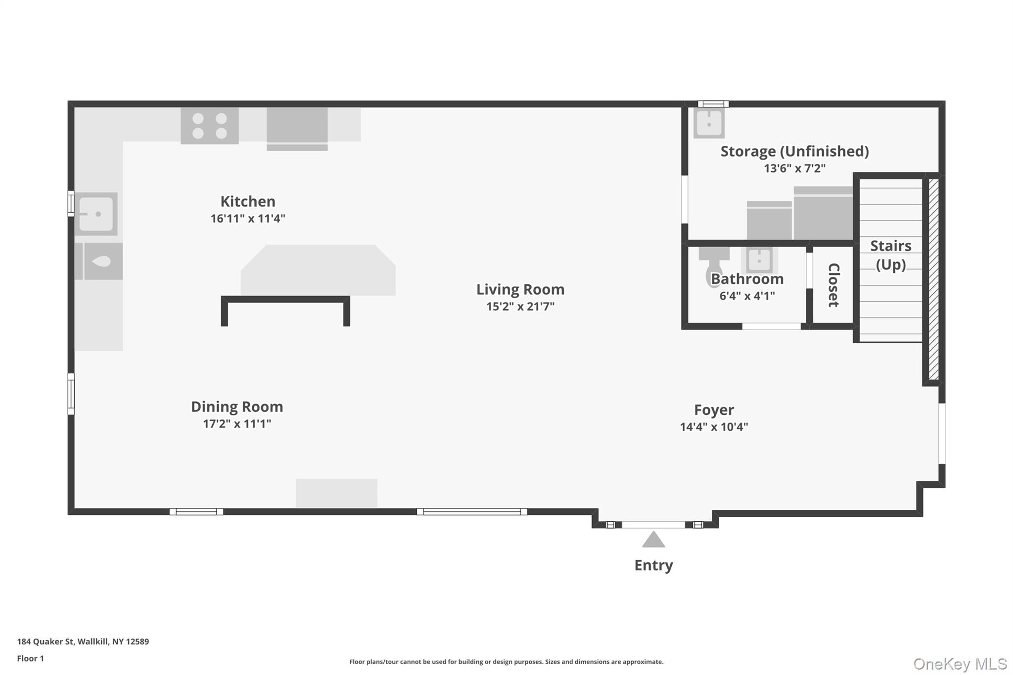 184 Quaker Street Wallkill, NY 12589 - Photo 35 of 35 a picture of a wall with a white wall and a white refrigerator
