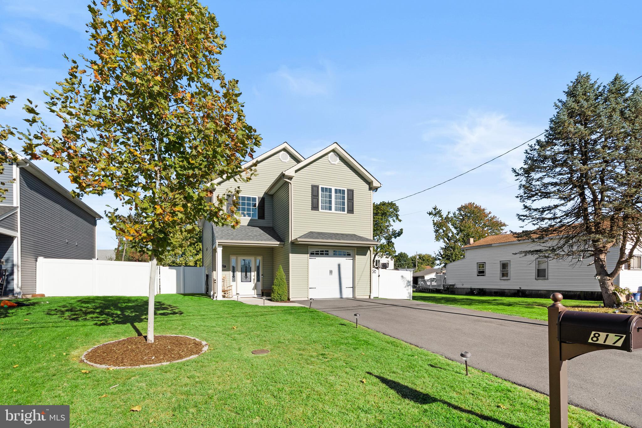 a house view with a garden space