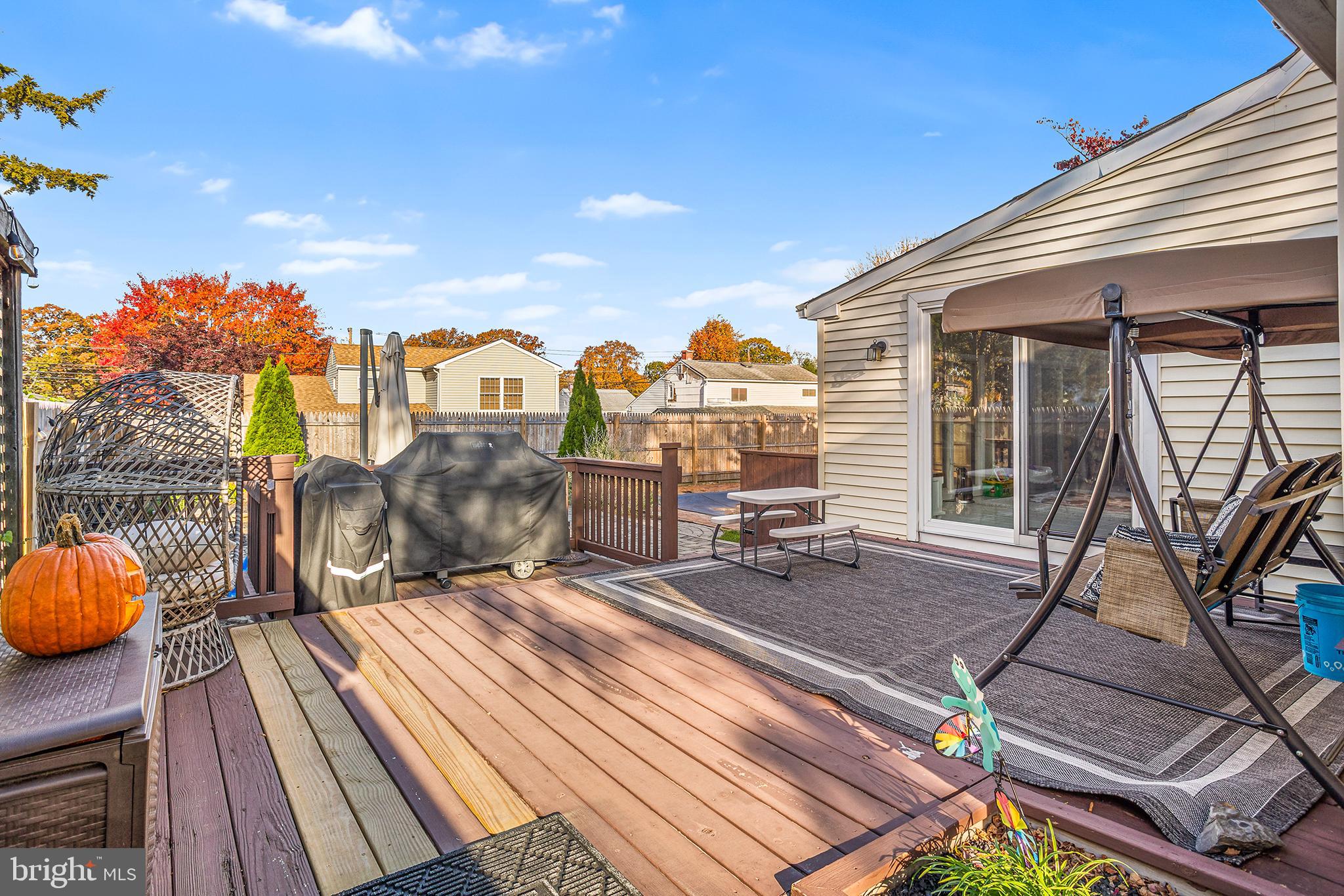 48 Falmouth Road Hamilton, NJ 08620 - Photo 29 of 34 a view of a balcony with dining table and chairs