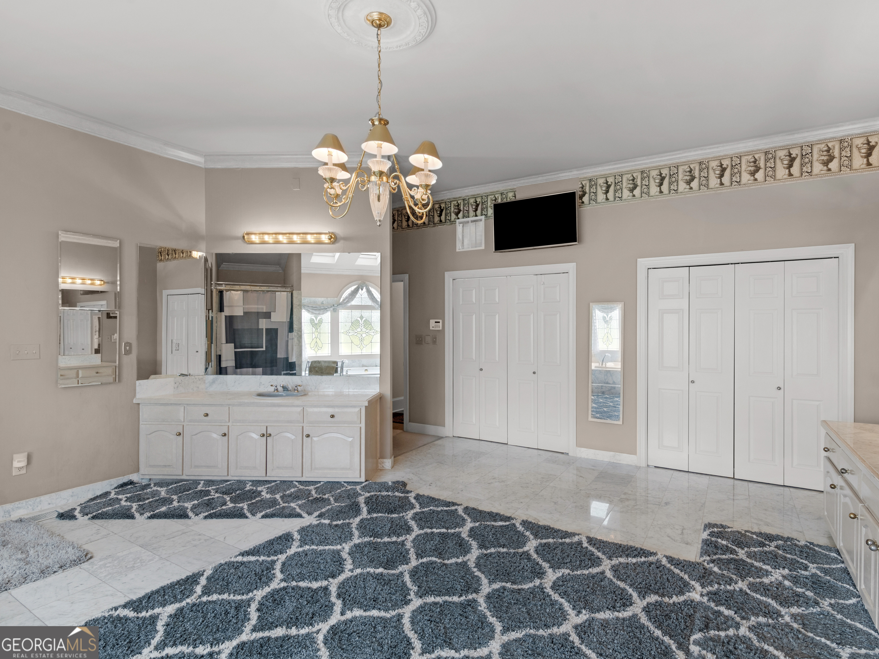 474 North Rover Road Williamson, GA 30292 - Photo 34 of 89 a view of a livingroom with a chandelier furniture and windows