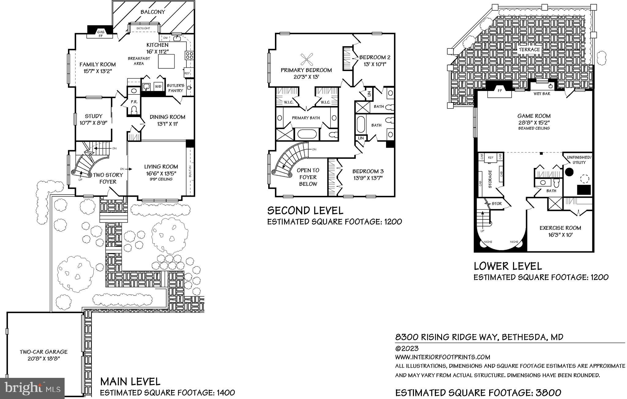 8300 Rising Ridge Way Bethesda, MD 20817 - Photo 28 of 28 Floor Plan