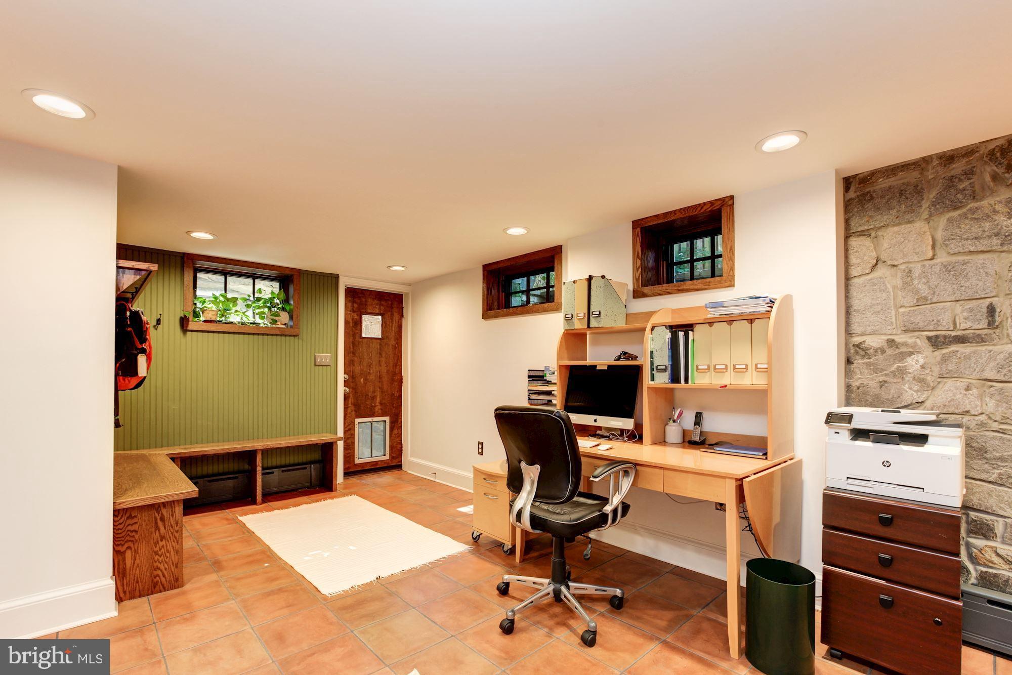 2840 Chesapeake Street Northwest Washington, DC 20008 - Photo 32 of 39 with desk and mudroom area