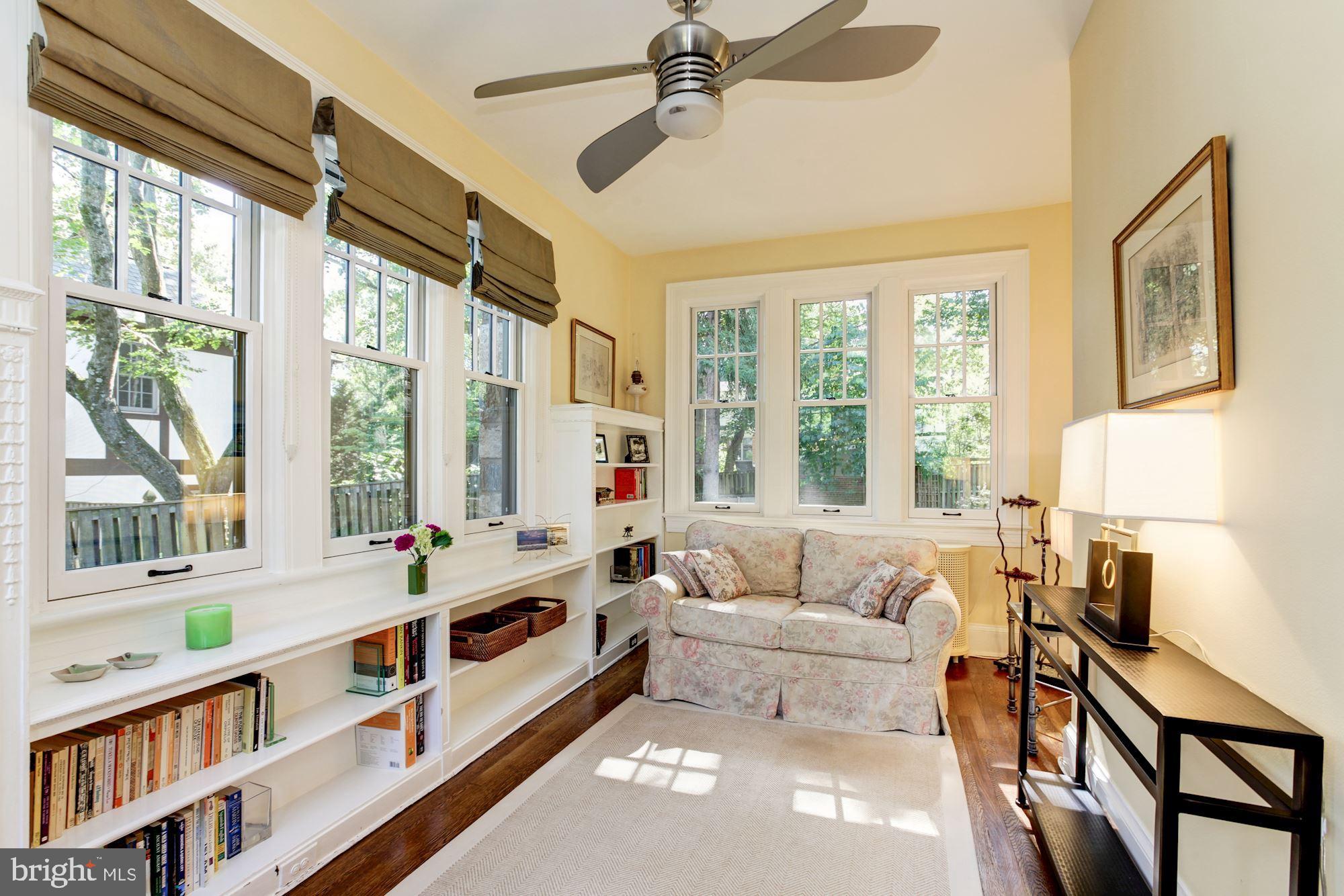 2840 Chesapeake Street Northwest Washington, DC 20008 - Photo 7 of 39 Sunroom with windows