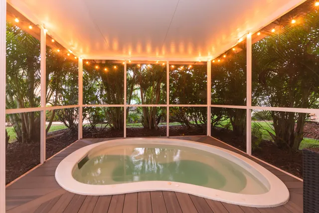 a view of outdoor space swimming pool and furniture