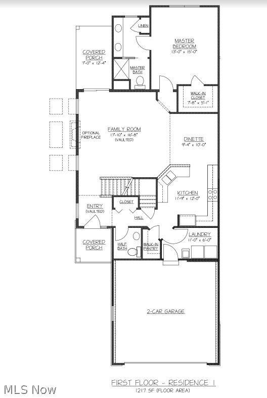 2844 Riviera Drive Akron, OH 44333 - Photo 17 of 18 First Floor, Floor Plan