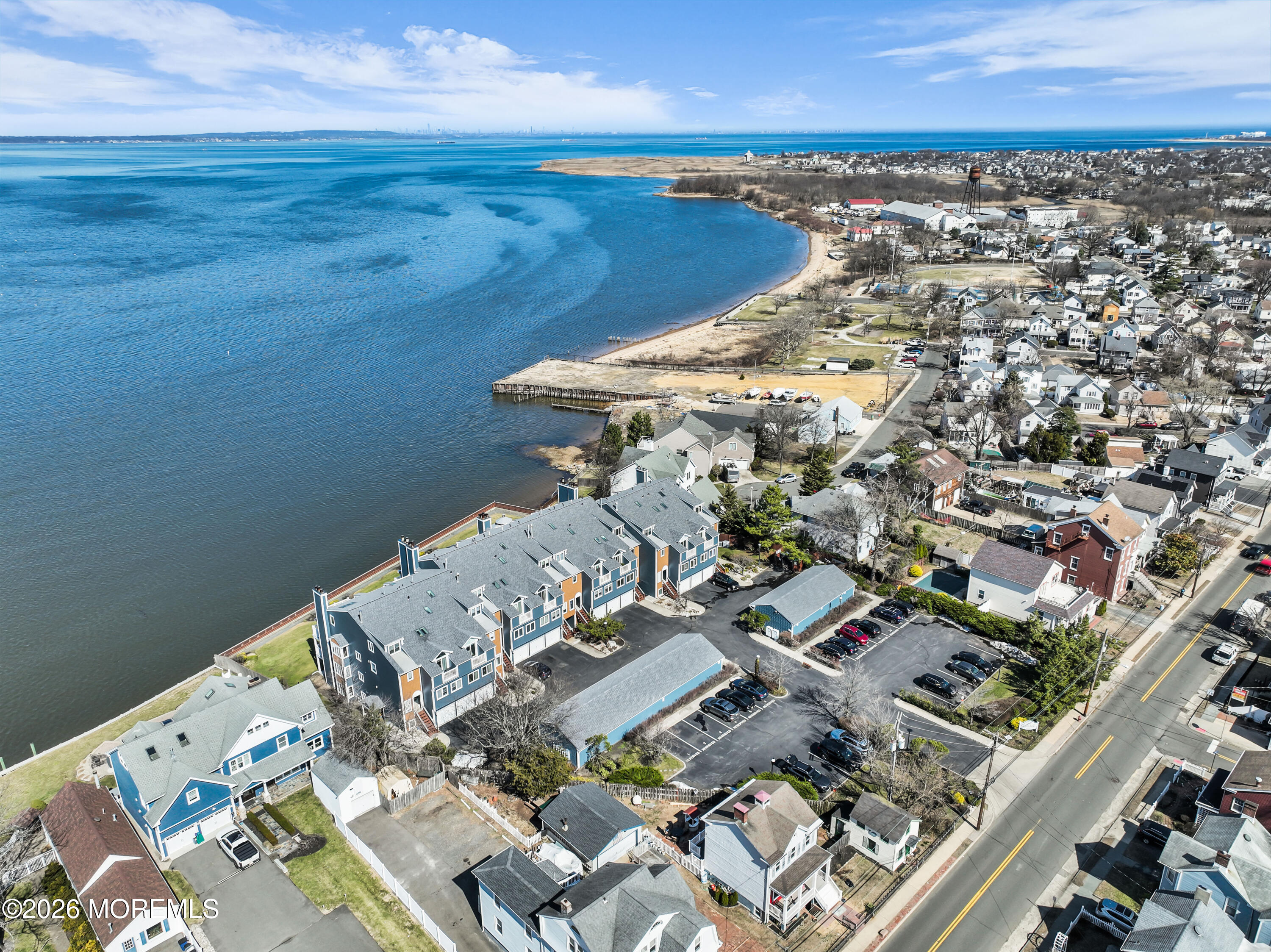 135 1st Street, Unit 1E Keyport, NJ 07735 - Photo 35 of 40 an aerial view of a city