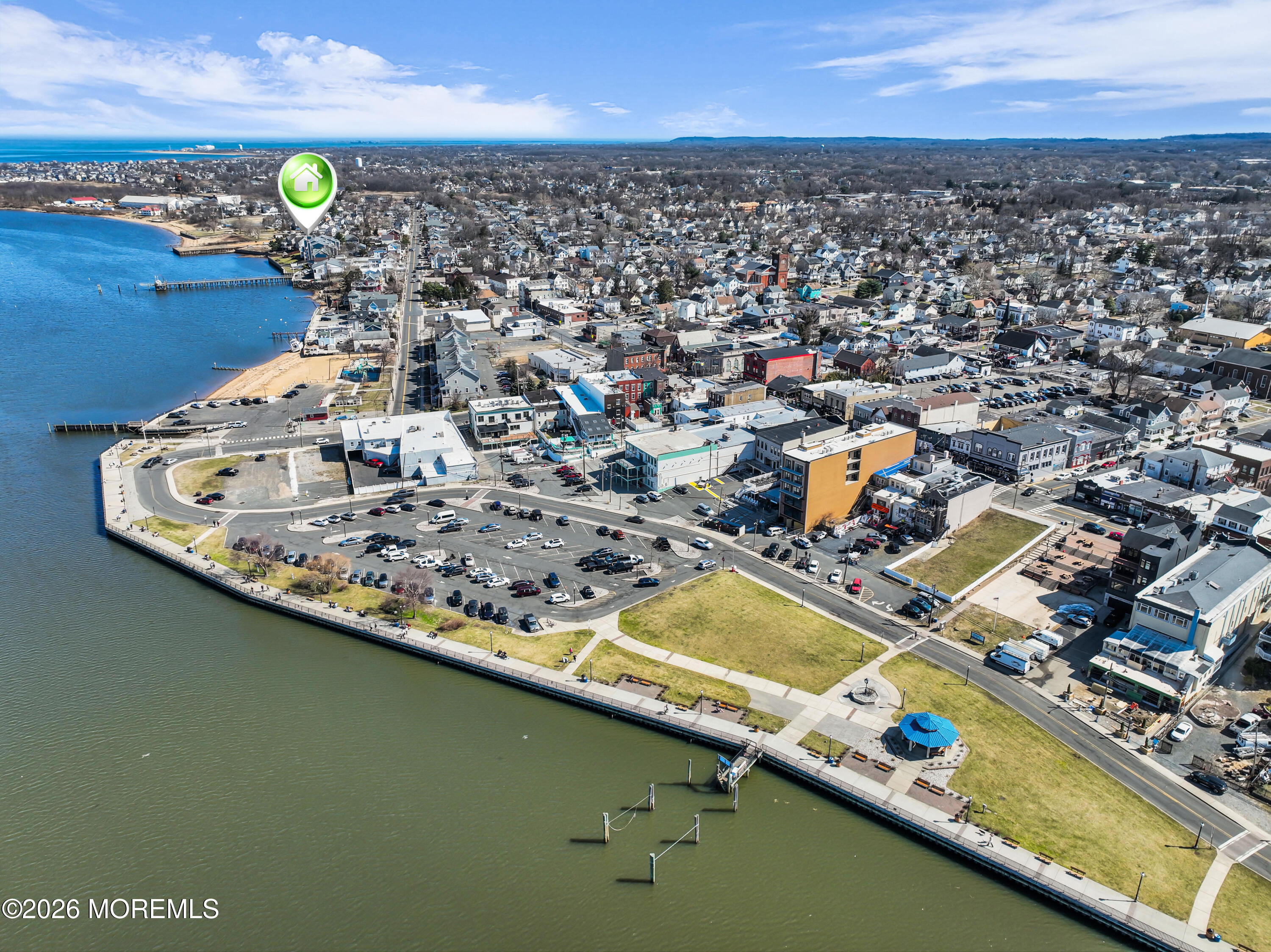 135 1st Street, Unit 1E Keyport, NJ 07735 - Photo 8 of 40 view of a lake view and boat