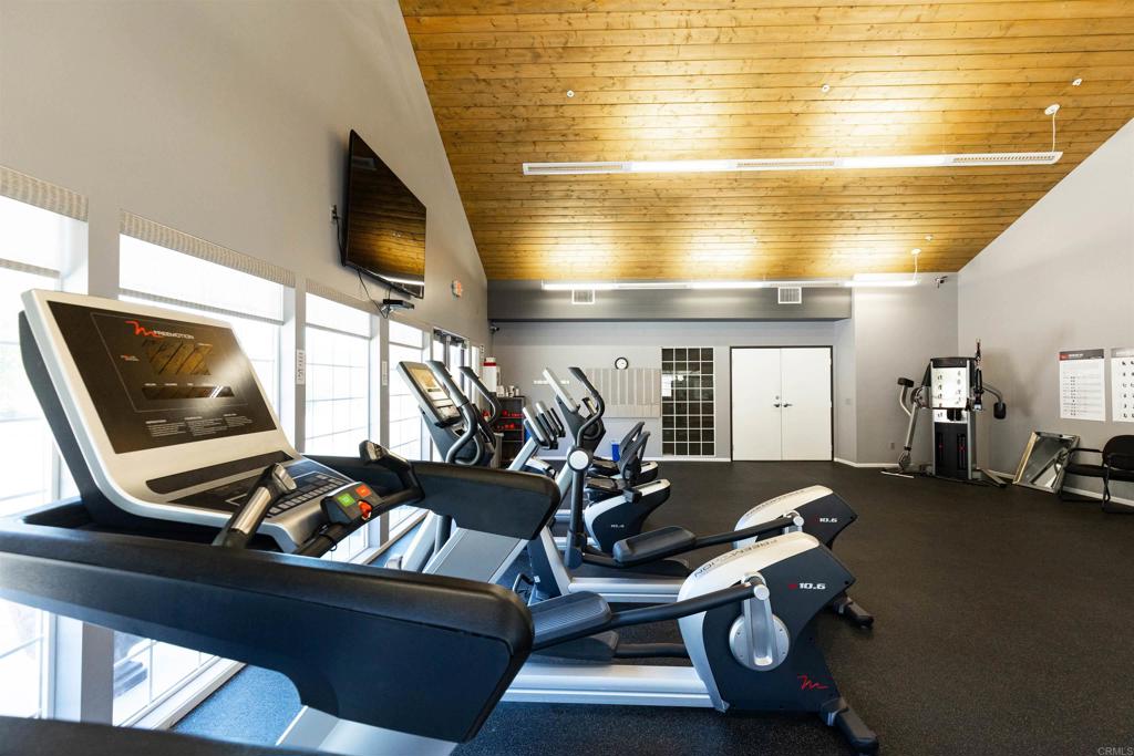 18218 Paradise Mountain Road Valley Center, CA 92082 - Photo 52 of 53 a view of a room with gym equipment